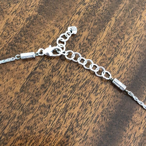 Brighton retired long length multi chain swirl link necklace & earrings - Picture 14 of 16